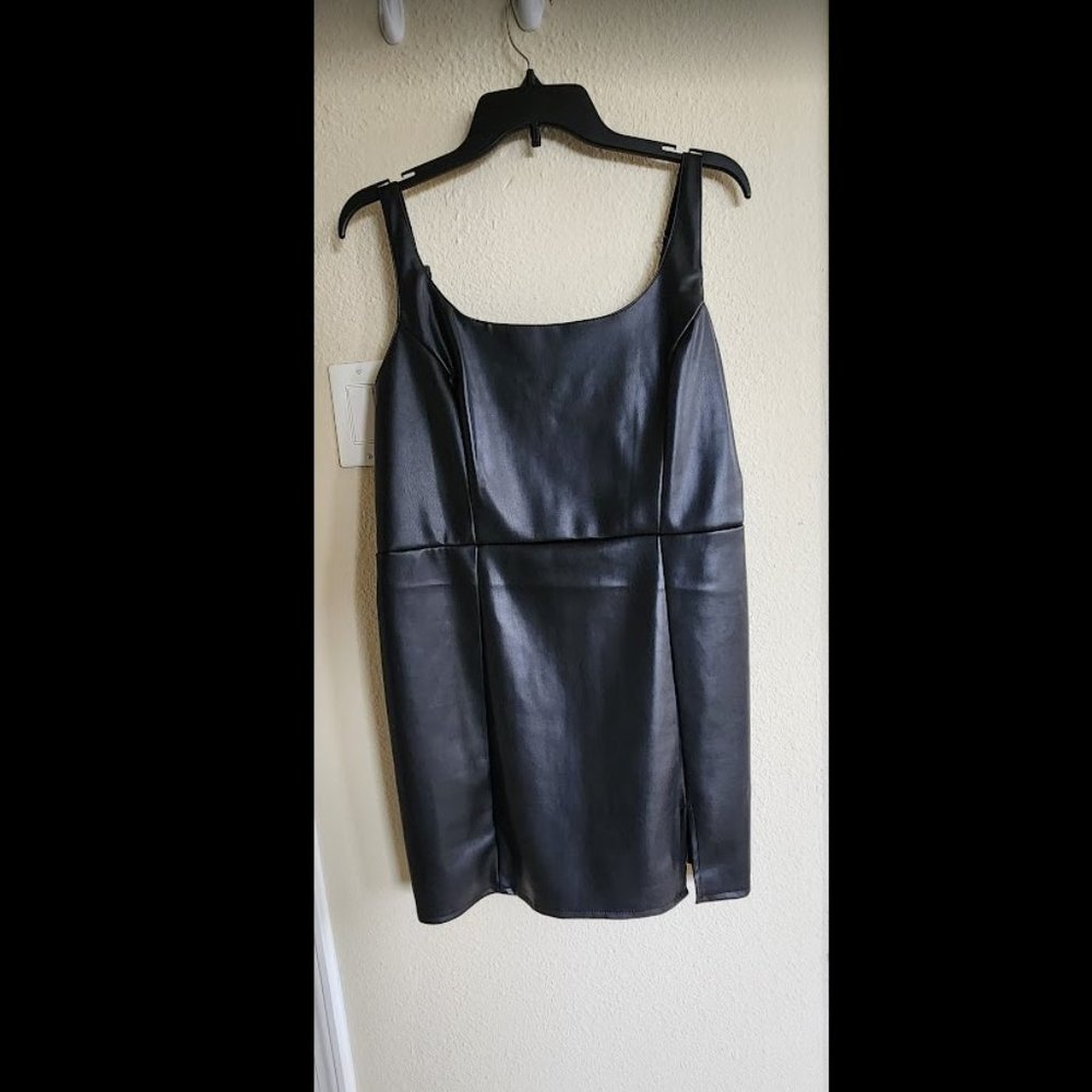 Aeropostale Short Bodycon Leather Dress Size XL NWT